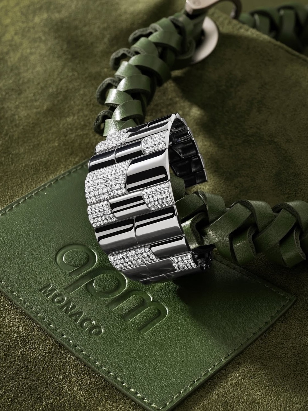 APM Monaco Checkered Cuff - Picture 3 of 7